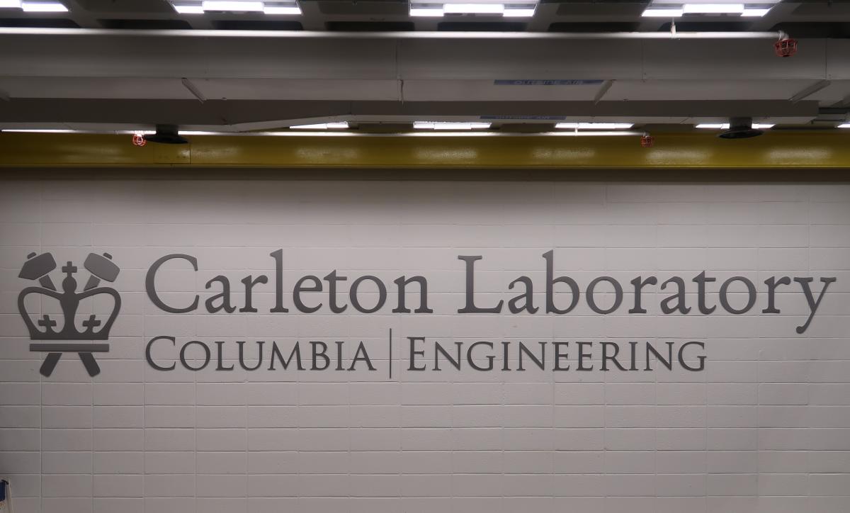 Carleton Lab Hi-Bay Signage